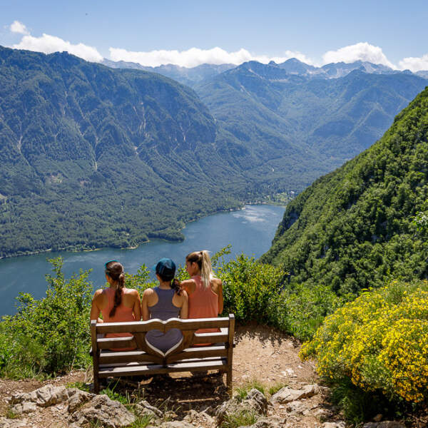 Vogar viewpoint above Bohinj Lake