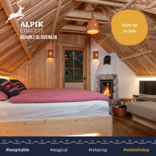 🙋 Zlatorog is looking forward to meeting you ⤵

Don't be late and book the special golden offer "White Friday in Zlatorog Village - BOHINJ" today!

❗️Offer is limited and valid only for bookings made till 30.11.2022, for stays till 31.3.2023.

Special offers and opportunities you'll get:
👉 For stays 2 nights you'll save 20% and have oportunity to taste local bohinj cheese 
👉 For stays 3 nights or more you'll save 30%, have oportunity to taste local bohinj cheese and bohinj breakfast for 2 persons

You can find more about the offer and how you can book in link in bio.

#lakebohinj #wintertime #bohinj #bohinjlake #slovenia #sloveniatravel #winterholidays  #skiholidays #julianalps #triglavnationalpark #skiinginslovenia #triglavskinarodnipark  #ifeelslovenia #bohinjskojezero #winterinslovenia #travelslovenia #blackfriday #crnipetek #črnipetek